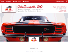 Tablet Screenshot of hotrodsclassics.ca